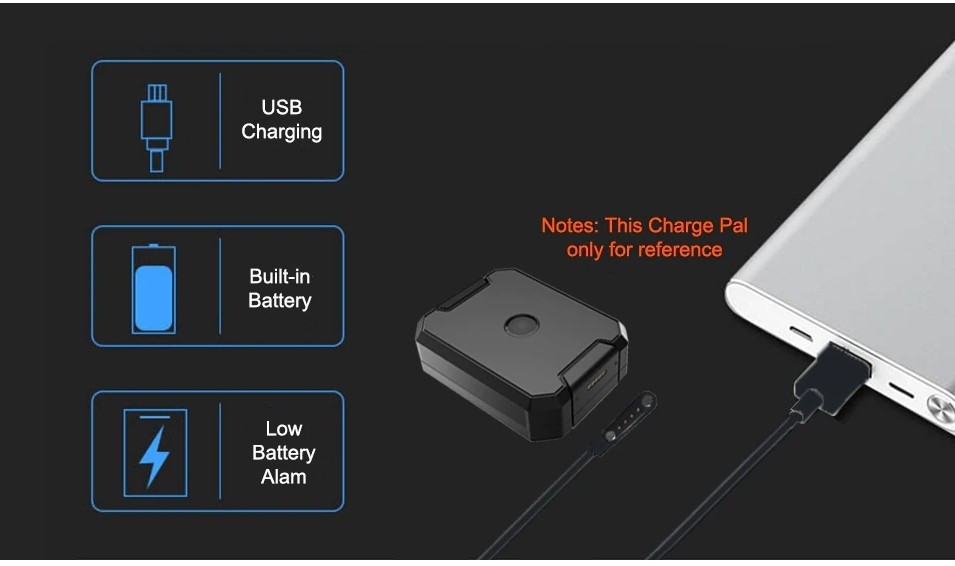 recharge ultra rapide du tracker gps