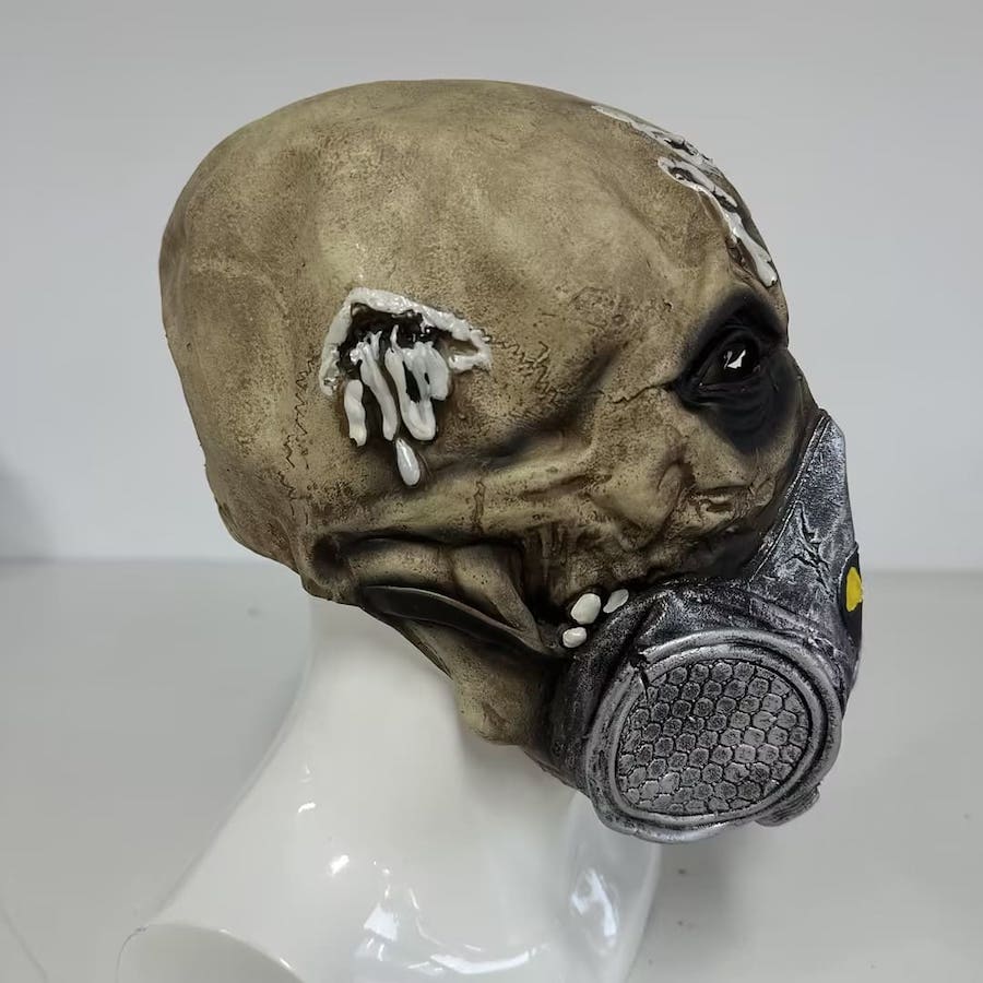 masque d'horreur zombie pour le carnaval