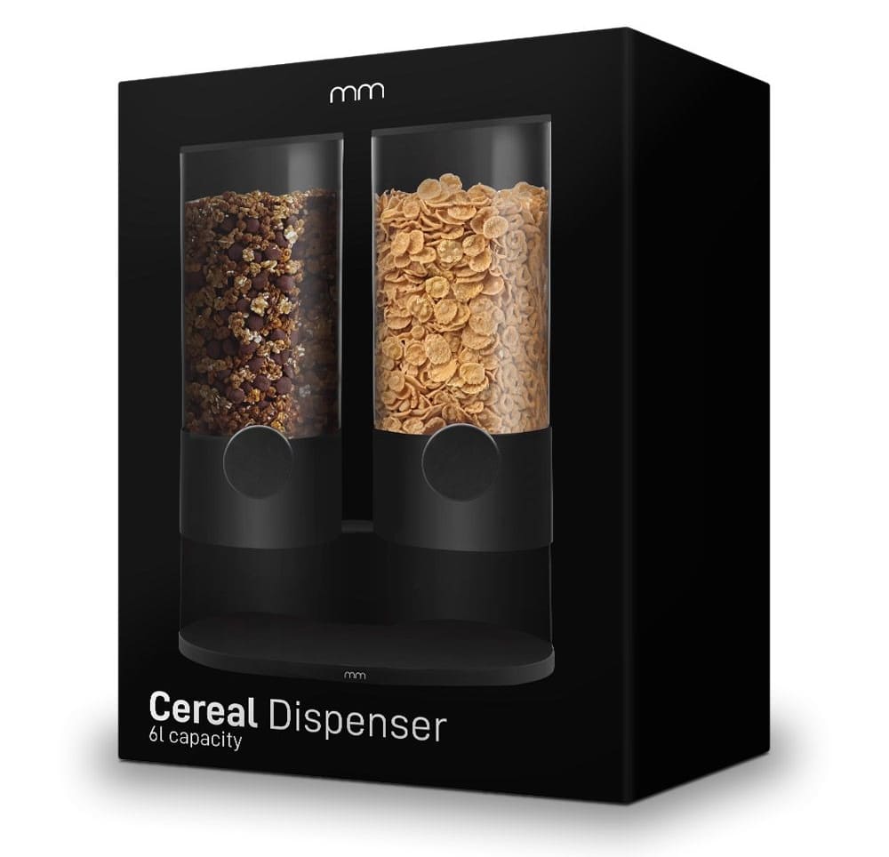 Pots de céréales - Organisateur (support) pour muesli et corn flakes 6l