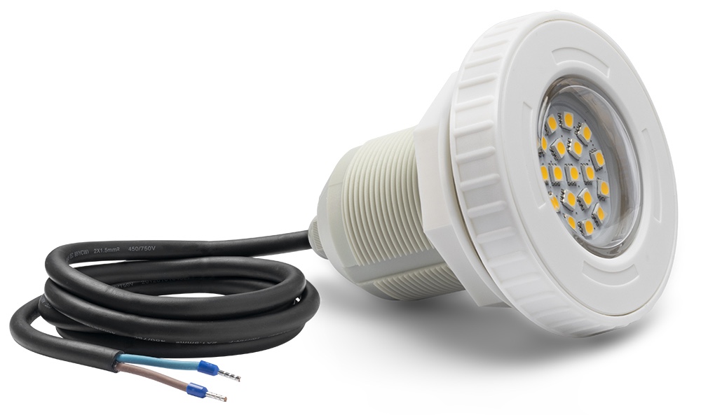 éclairage de piscine led lumière blanche pour l'étang de la piscine lampe blanc chaud