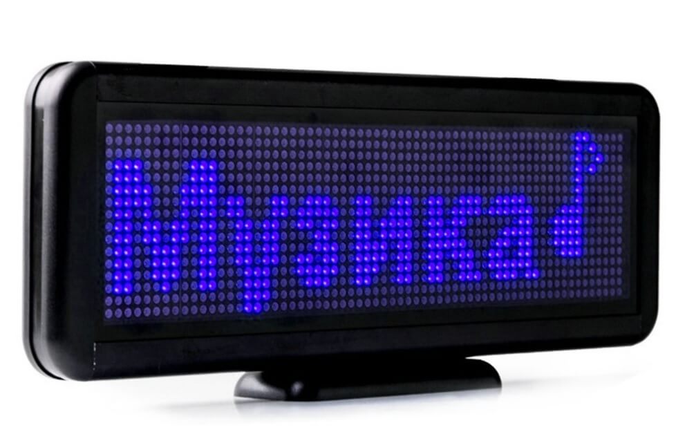 Business led panel blue