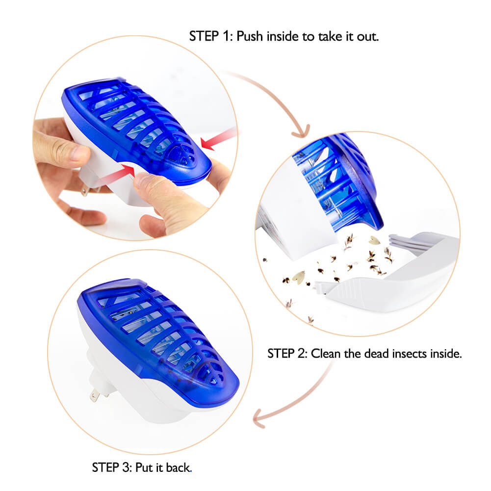 piège à insectes uv dans la prise
