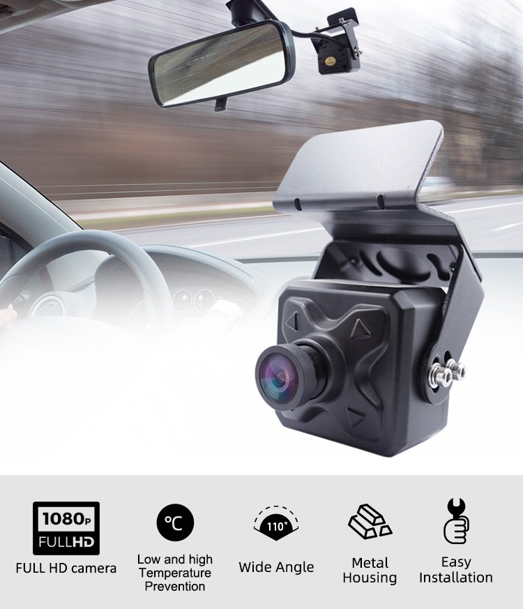 caméra intérieure full hd en métal pour camionnettes